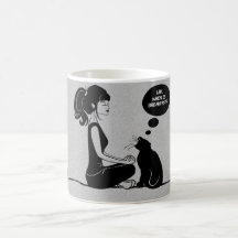 Thé au café Mug de cacao chaud Méditer Yoga Girl C