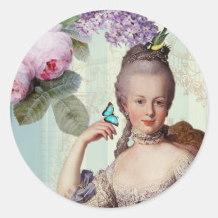 Thé au Petit Trianon Classic Round Sticker