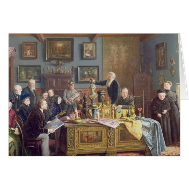 The Auction, 1910 (Front Horizontal)