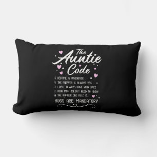 The Auntie Code Lumbar Pillow