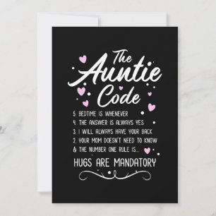 The Auntie Code Save The Date