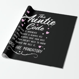 The Auntie Code Wrapping Paper