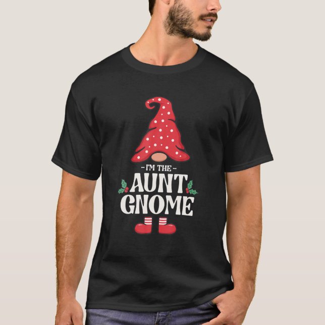 The Auntie Gnome Funny Family Matching Group T-Shirt (Front)