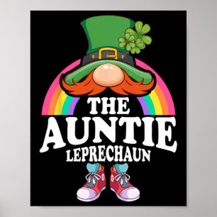 The Auntie Leprechaun St Patricks Day Costume  Poster