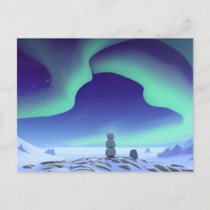 The Aurora Borealis: Dancing Lights Of The North Postcard