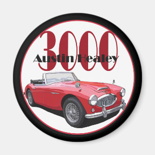 The Austin Healey 3000 Magnet