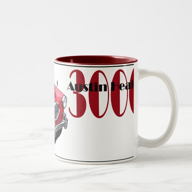 The Austin Healey 3000 Two-Tone Coffee Mug (Right)