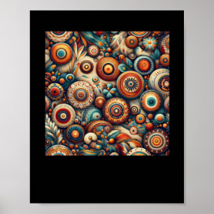 The Australian Aboriginal Art And Culture Sticker  Poster