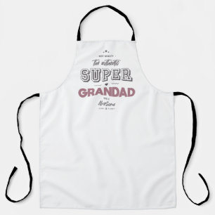 The authentic super grandad apron