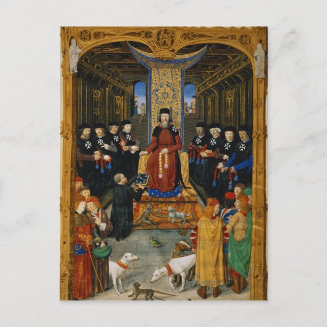 The author dedicating his book postcard (Front)