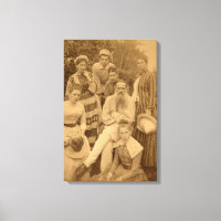The author Leo Tolstoy with his family