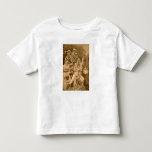 The author Leo Tolstoy with his family Toddler T-shirt