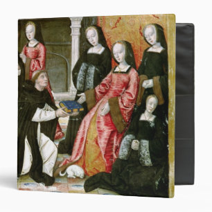 The Author Offering his Book to Anne of Binder