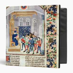 The Author Presenting his Book to the Peasants Binder