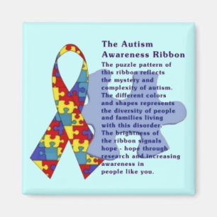 "The Autism Awareness Ribbon" Magnet