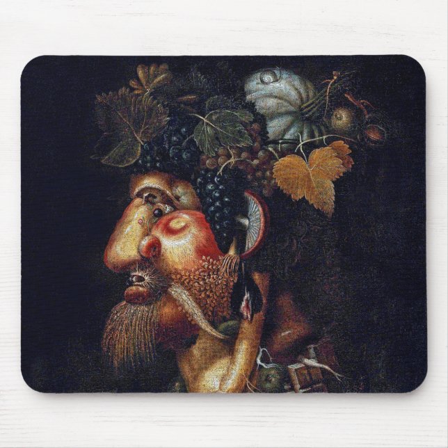 The Autumn, Arcimboldo Mouse Pad (Front)