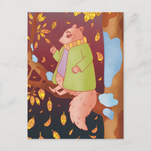 The Autumn Squirrel Postcard
