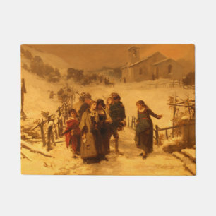 The Avalanche (by Gerolamo Induno) Doormat