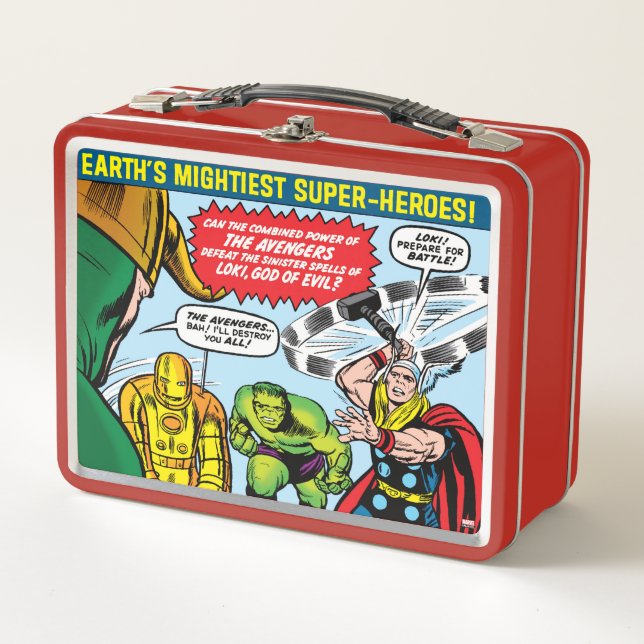 The Avengers #1 Comic Cover Metal Lunch Box (Front)