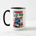 The Avengers #4 Comic Cover Mug<br><div class="desc">Check out the fourth issue of The Avengers comic book,  featuring Captain America,  Thor,  Iron Man,  Giant-Man,  The Wasp,  and the Sub-Mariner!</div>