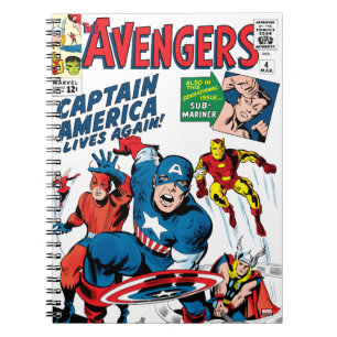 The Avengers #4 Comic Cover Notebook