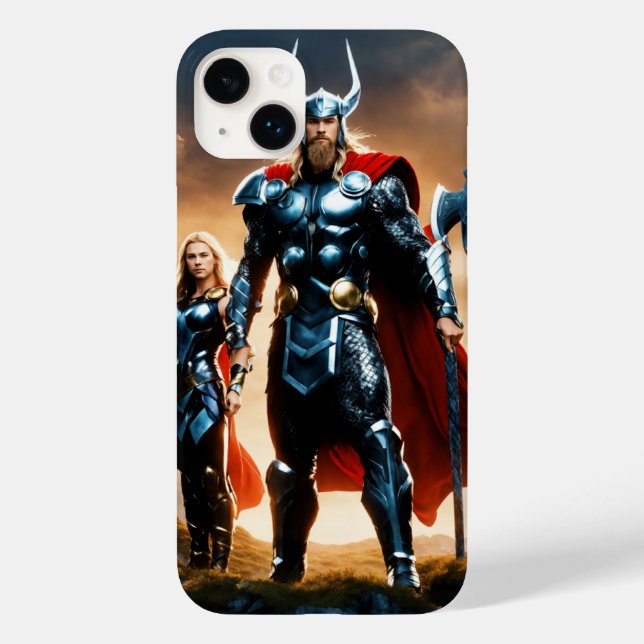 the Avengers defending a heavily fortified Case-Mate iPhone Case (Back)