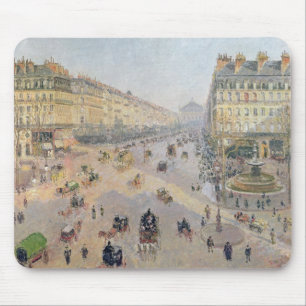 The Avenue de L'Opera, Paris Mouse Pad
