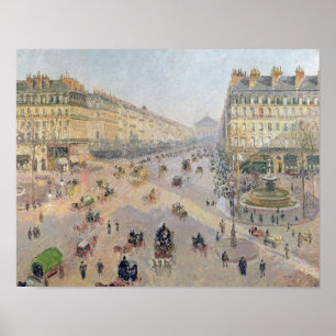 The Avenue de L'Opera, Paris Poster