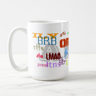 The Avid Chatter's Acronym Mug