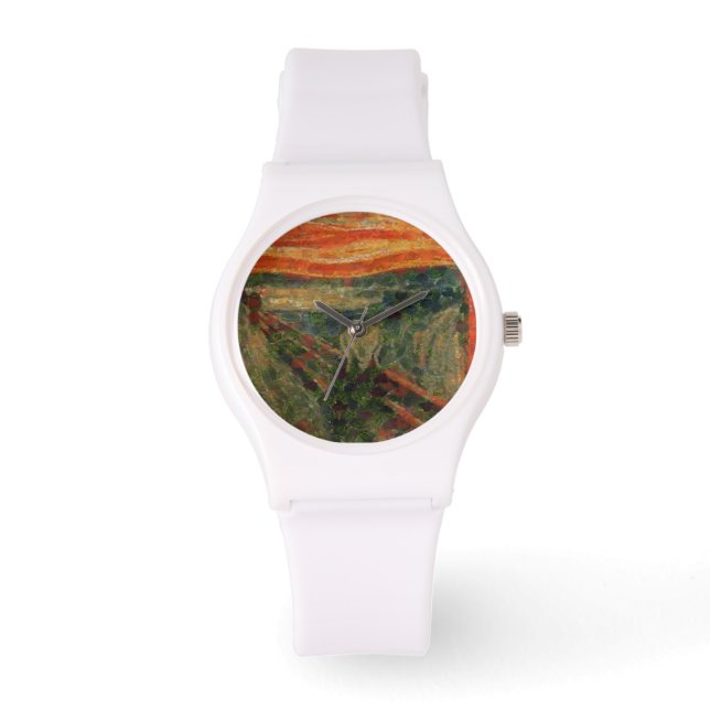 The Avocado Scream Fine Art Vegan Spoof  Watch (Front)