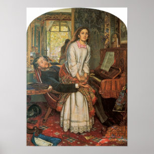 The Awakening Conscience, 1853 Poster