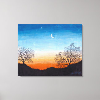 The Awakening Dawn: Canvas Print Uncropped