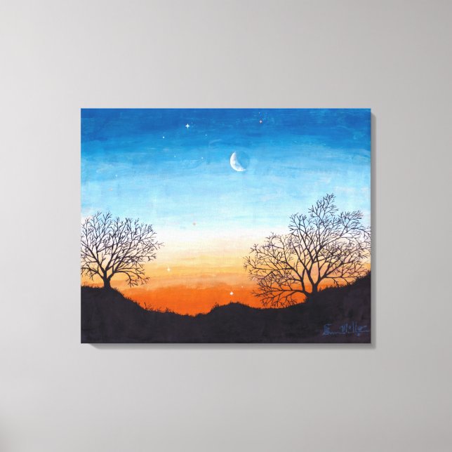 The Awakening Dawn: Canvas Print Uncropped (Front)