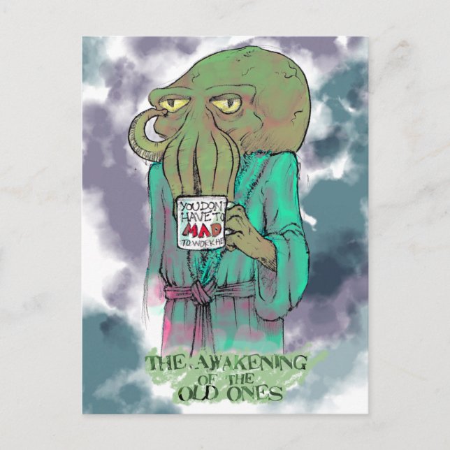 The Awakening of the Old Ones Postcard (Front)