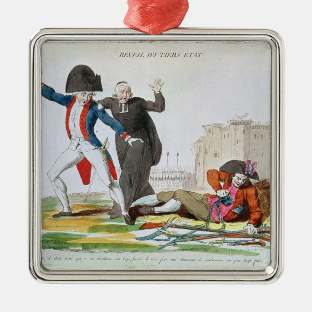 The Awakening of the Third Estate, July 1789 Metal Ornament (Front)