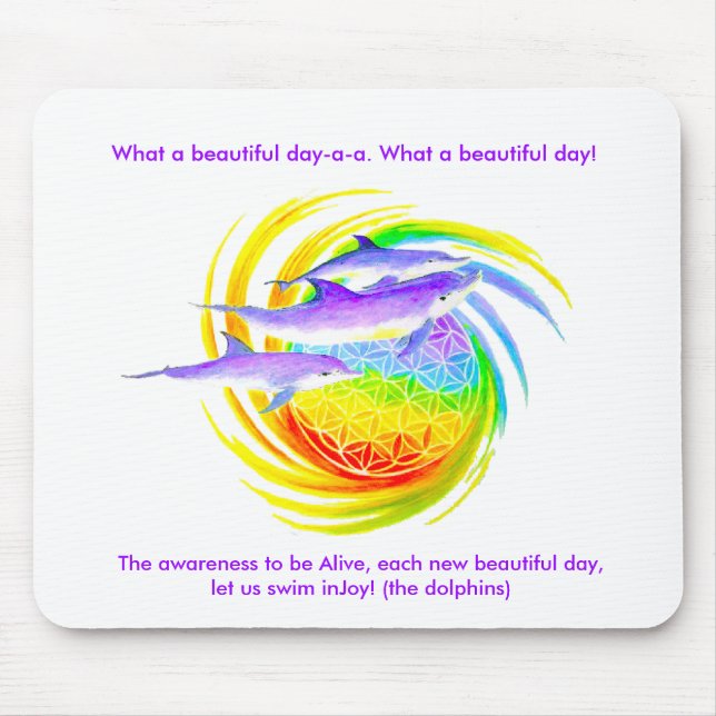 The awareness to be ... mouse pad (Front)