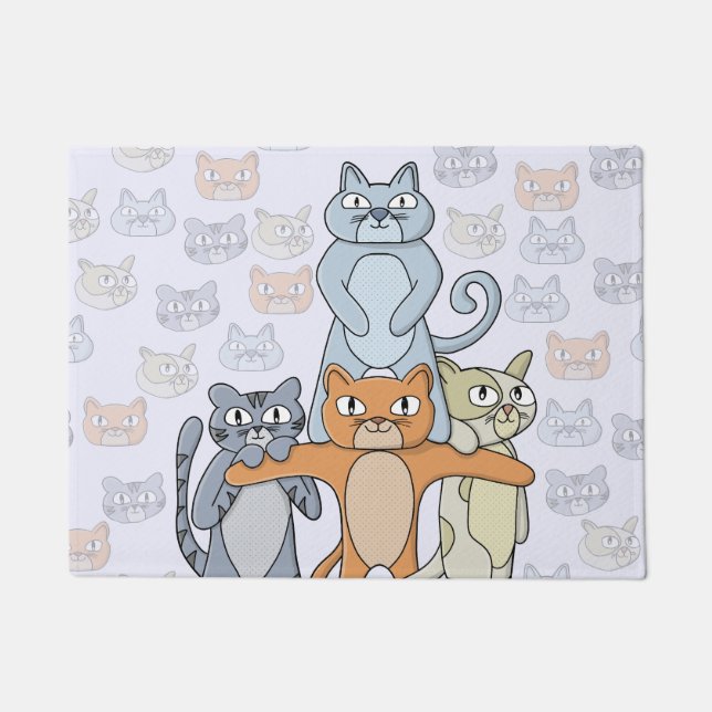 The Awesome Cats Doormat (Front)