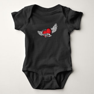 The Awfully Good Baby - Black Baby Bodysuit