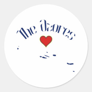 The Azores  Classic Round Sticker