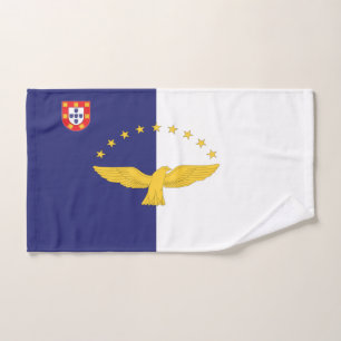 The Azores Flag Hand Towel