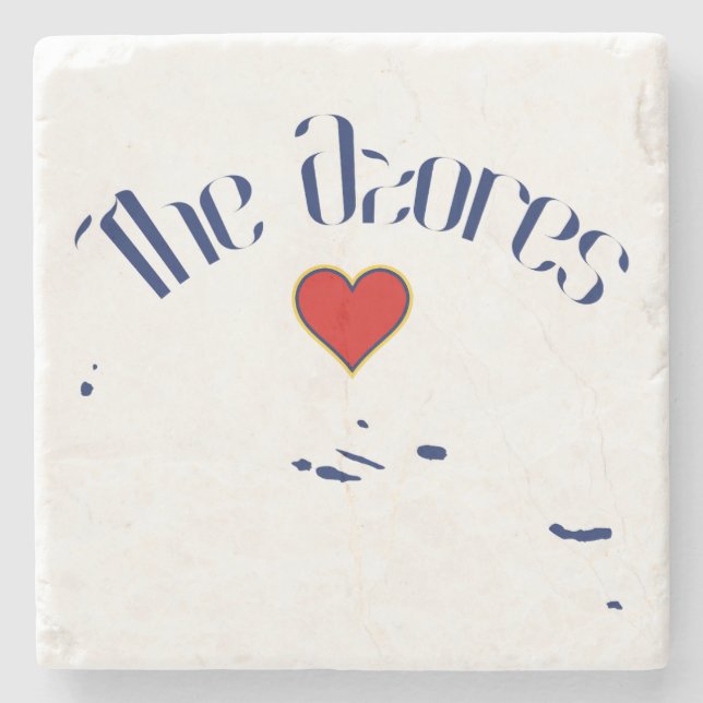 The Azores  Stone Coaster (Front)