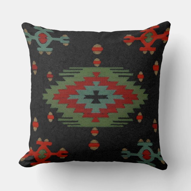 The Aztec Throw Pillow (Front)