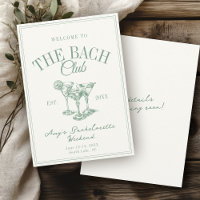 The Bach Club Vintage Old School Bachelorette