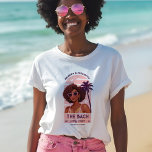 The Bach Party Crew Retro Woman Bachelorette Party Tri-Blend Shirt<br><div class="desc">Make your bachelorette party unforgettable with our fun, modern retro bachelorette t-shirt design. Perfect for each of your guests, this unique t-shirt combines playful retro aesthetics with contemporary flair, ensuring everyone will look fabulous while celebrating. Featuring a hand-drawn beautiful retro woman wearing pink glasses and curly brown hair set against...</div>