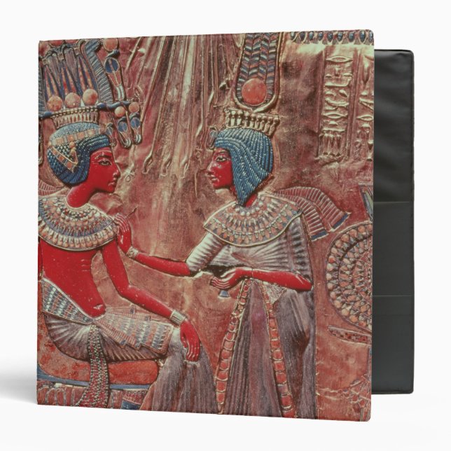 The back of the throne of Tutankhamun Binder (Front/Inside)