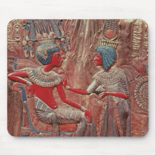 The back of the throne of Tutankhamun Mouse Pad