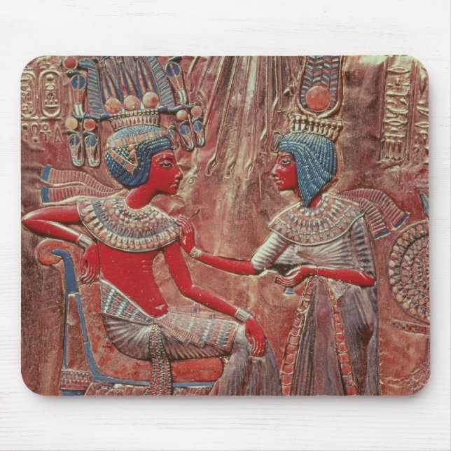 The back of the throne of Tutankhamun Mouse Pad (Front)