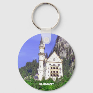 THE BACK SIDE OF NEUSCHWANSTEIN CASTLE KEYCHAIN