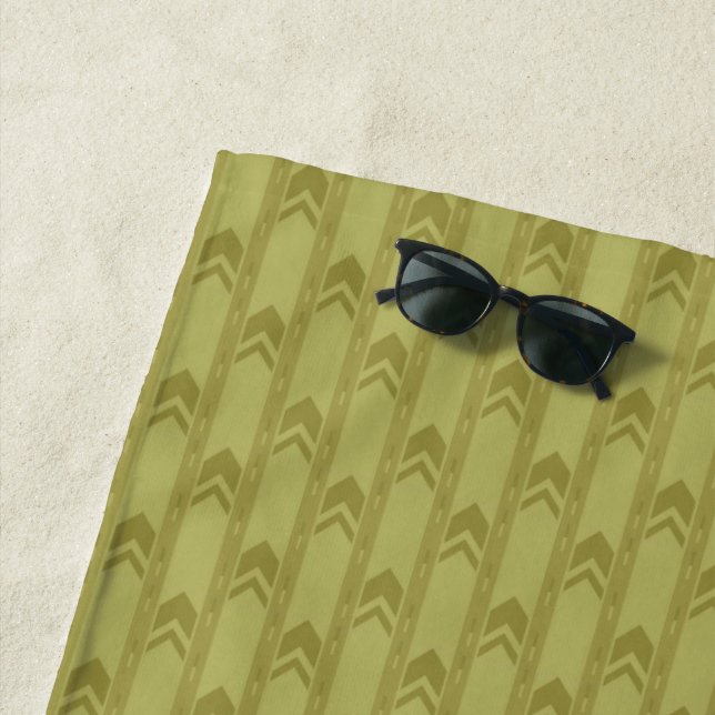 The Backrooms Beach Towel (In Situ)