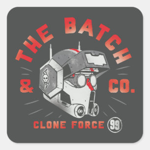 The Bad Batch   Clone Force 99 - Tech Square Sticker